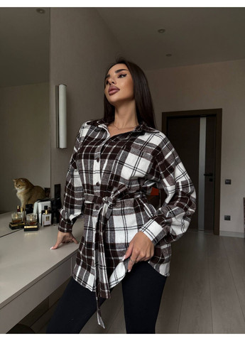 Коричневая рубашка Osoblyva