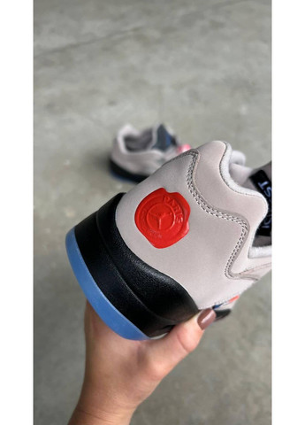 Чорні Осінні кросівки чоловічі nike air jordan retro 5 low psj beige найк аір джордан No Brand