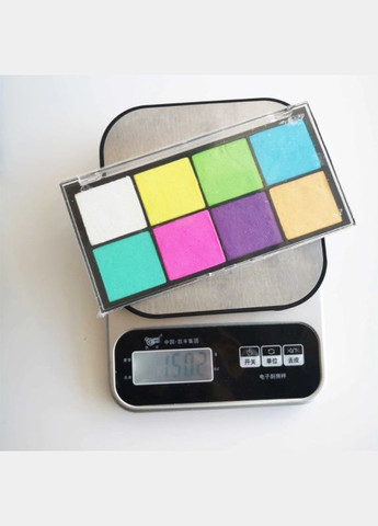 Аквагрим неоновий 8 кольрів 16 х 8,5 см Papa Kiss (302241649)