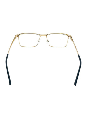 Окуляри для зору у прямокутній оправі чорно-золоті No Brand (305416135)