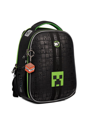 Школьный рюкзак Minecraft H100, каркасный, два отделения, два боковых кармана, размер: 35*28*15см Yes (293510928)