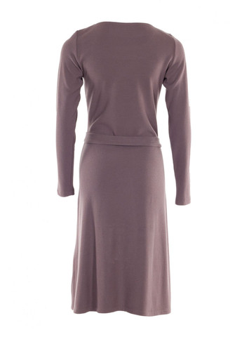 Пудровое повседневный платье трапеция утепленное (ll206670184) LadyLike