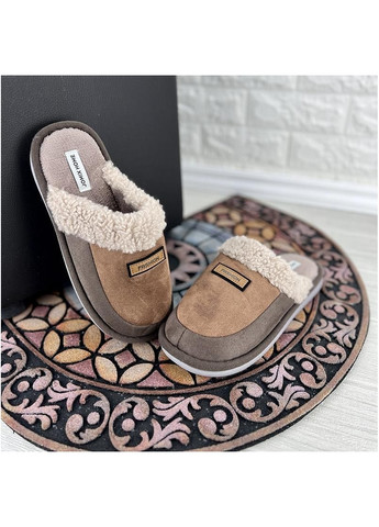 Чоловічі кімнатні тапочки VS- 0018602-2 Коричневі Jomix (265536573)