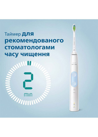 Електрична зубна щітка Sonicare HX6839/28 Protective Clean 4500 Philips (306581946)