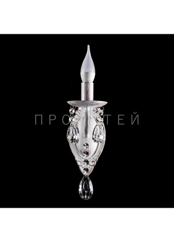 Бра на 1 лампочку с хрусталем N2325/1W/WG No Brand (352229629)