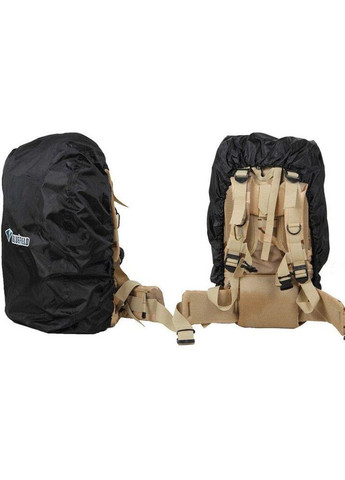 Чохол-накидка для рюкзака Рейнкавер Дощовик L 55-80 л Чорний (050656) Bluefield (349844234)