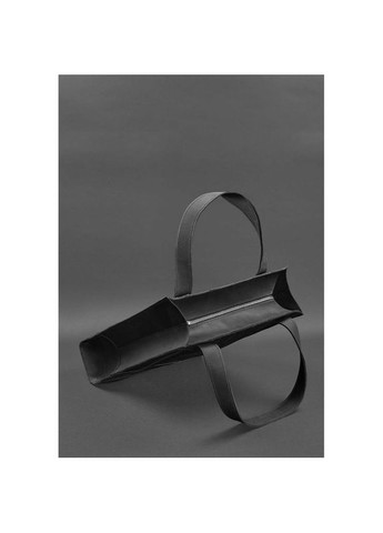 Шкіряна сумка жіноча через плече шоппер Бетсі Чорний BlankNote (302008131)