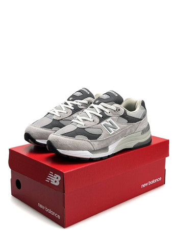 Серые демисезонные кроссовки мужские new balance No Brand 992 Grey