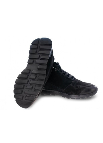 Черные зимние ботинки 7194308-б цвет черный Clemento