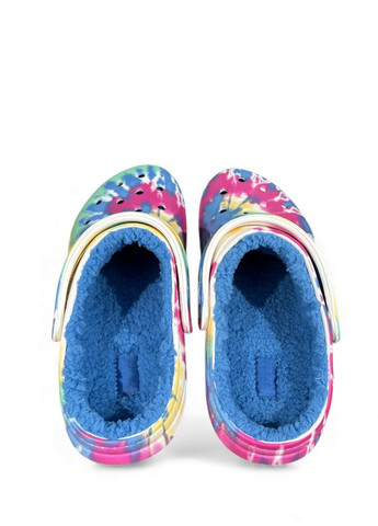 Утеплені сабо Classic Lined Tie Dye Clogs 206341-4s0, розмір 34/35, устілка 21.5 см Crocs (370217533)