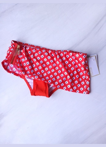Красные трусы купальные плавки женские с вшитой юбкой Michael Kors