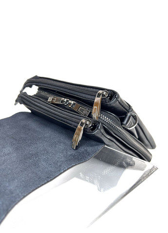 Мужская сумка из эко-кожи Bradford 18770-2 черная 24 х 19 х 5 No Brand (371682725)