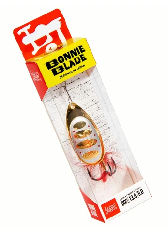 Блесна оберталка Lucky John Bonnie Blade 5 13,4 г латунь колір 002 No Brand (402448885)