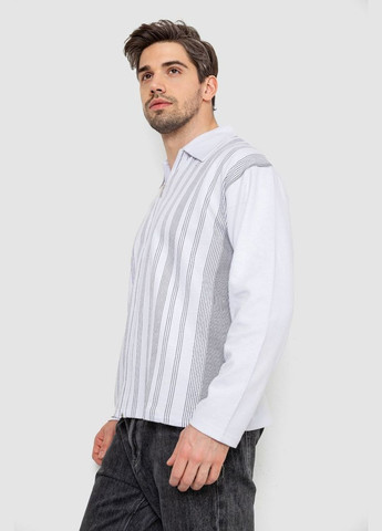 Кофта мужская на молнии в полоску,, 238R123 Ager (329889167)