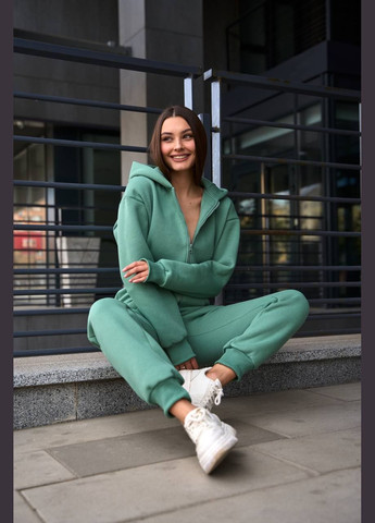 Жіночий комбінезон з вушками No Brand оливковий