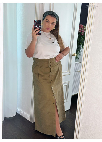 Оливковая (хаки) юбка юбка №12 (хаки) 0104254 Peony