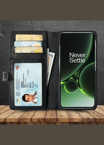 Чехол книжка Premium Wallet для OnePlus Nord 3 Чёрный (74913) Stenk (277372451)