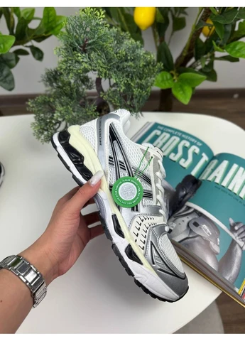 Чорні Осінні кросівки чоловічі asics gel-kayano 14 white silver black асікс гель каяно 14 No Brand
