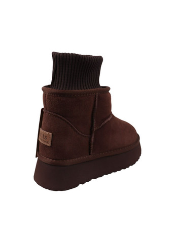 Угги жіночі коричневі натуральна замша Fashion 240-26ZU (365443639)