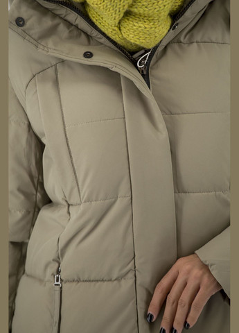 Оливковый зимний Пуховик No Brand