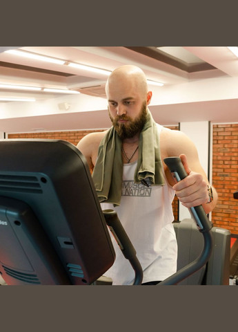 Дорожное спортивное полотенце из микрофибры с чехлом Хаки 70х140 Love You хаки