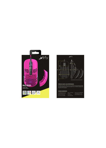 Мышь Xtrfy M42, USB-A, RGB, Cherry Xtrfy (362712714)