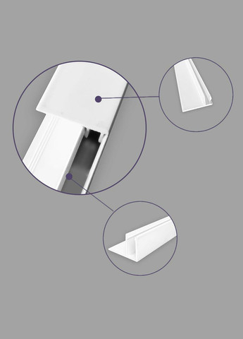 Профіль (торцевий) фінішний алюмінієвий для сайдинга 38,5х28х6000мм SW-00001728 Sticker Wall (329892816)