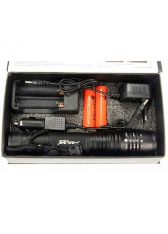 Ліхтар X-Balong BL-P08-P50 + zoom + ЗУ220/12В +2x18650 + 5 режимів Bailong (315704967)