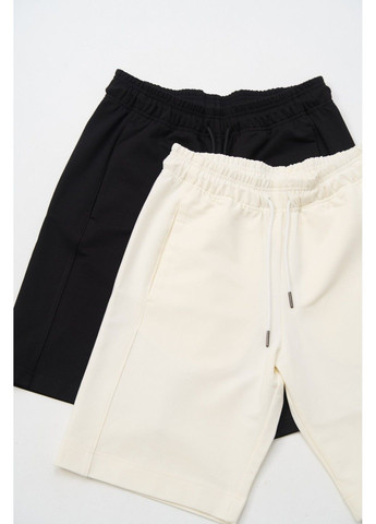 Набір спортивних шортів чоловічих SUMMER 2 шт (молочні, чорні) Handy Wear (295547803)