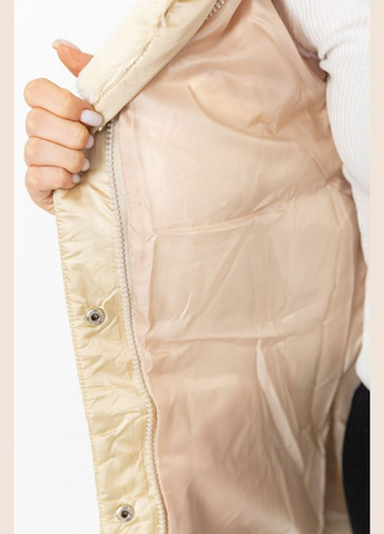 Светло-бежевая демисезонная куртка женская демисезонная, цвет светло-бежевый, Ager