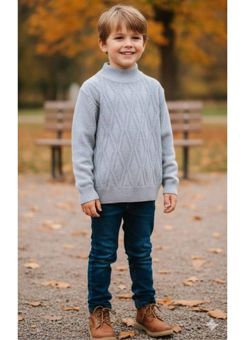 Светр дитячий сірий Deloras (365796613)