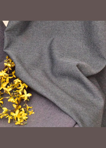 Комплект штор 2шт Мешковина Лен 250х270 см, шторы, гардины, портьеры с люверсами графит No125 IDEIA (328069133)