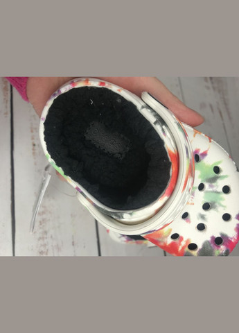 Крокси дитячі CROCKS Lined Tie Dye Original Різнобарвний (661) Crocs (335057485)