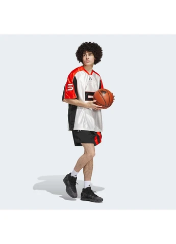 Белая футболка anthony edwards white jd6151 adidas