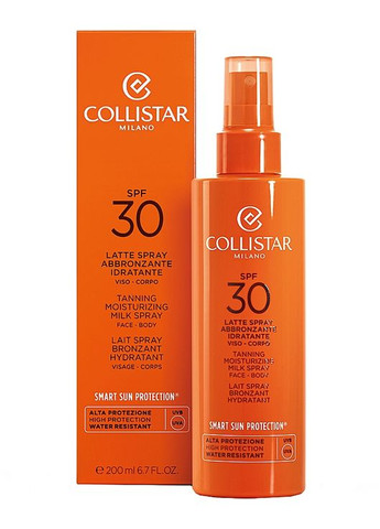 Спрей для загара Tanning Moisturizing Milk Spray SPF 30 200ml (935987-28688) Collistar (368641885)