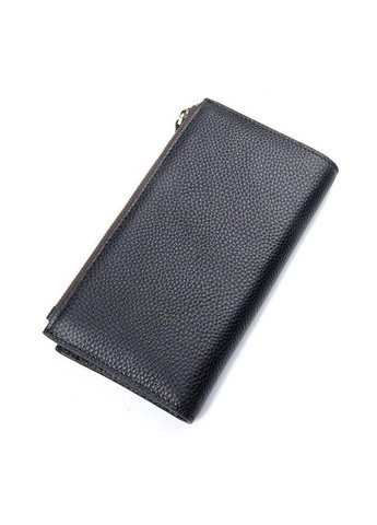 Мужское черное портмоне-кардхолдер из кожи 8103A John McDee (323459247)