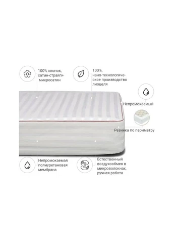 Наматрацник Deluxe Тенсель (2200000383020) Mirson (314961159)