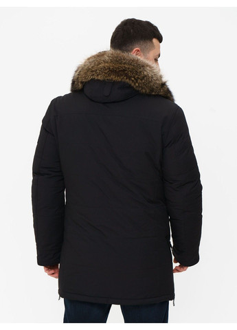 Черная зимняя куртка 22 - 0476 East Elephant