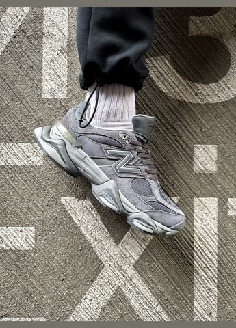 Сірі всесезон кросівки чоловічі і жіночі new balance 9060 casterlock grey | нью беланс 9060 сірі No Brand