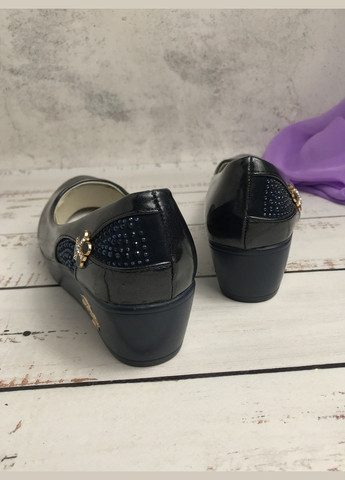 Туфлі дитячі лаковані для дівчинки Темно-синій (802) W.Niko (347236262)