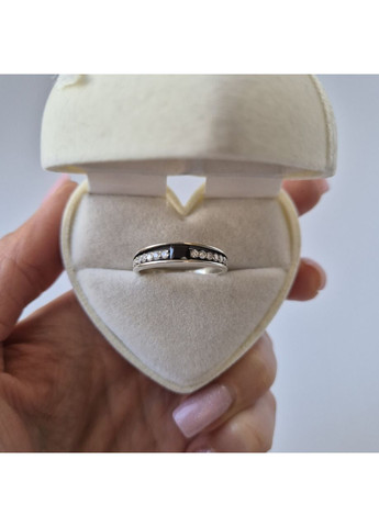 Серебряное кольцо Дорожка с камнями размер серебро 925 пробы Черненное 1100 3.40г Nobrand (363969303)