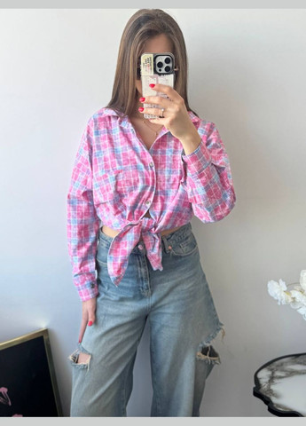 Розовая рубашка No Brand