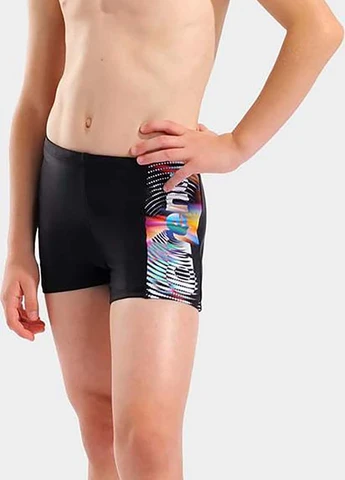 Плавки-боксеры для мальчиков LIT LOGO SWIM SHORT Черный Arena (395629428)
