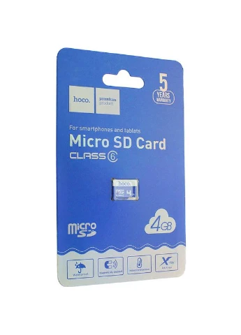 Карта пам'яті microSDHC Class 10 - 4GB (без адаптера) Hoco (386316937)