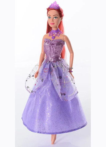 Лялька в образі русалки (8188), фіолетова сукня Defa (290841556)