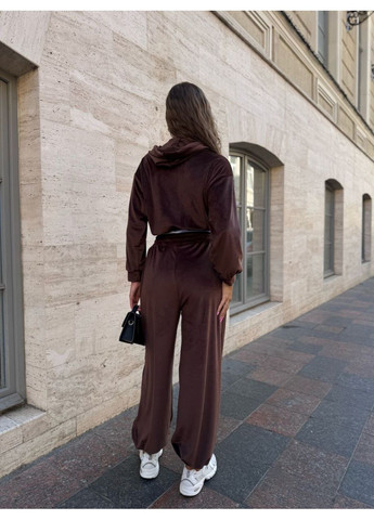 Повседневный велюровый костюм со вшитой резинкой More_bboutique (359256343)