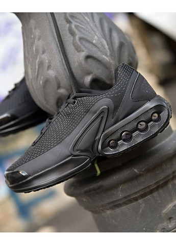 Черные демисезонные мужские кроссовки air black No Brand