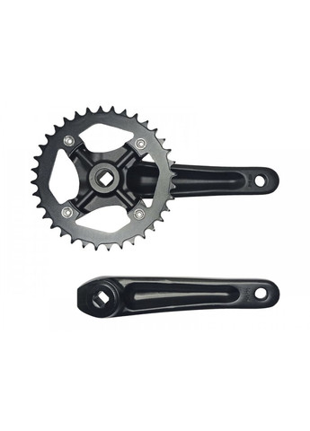 Шатун алюмінієвий 36T 170 мм HX-A-AM061 для велосипеда — сумісний з 10/11/12 швидкостями, Saiguan (370876920)