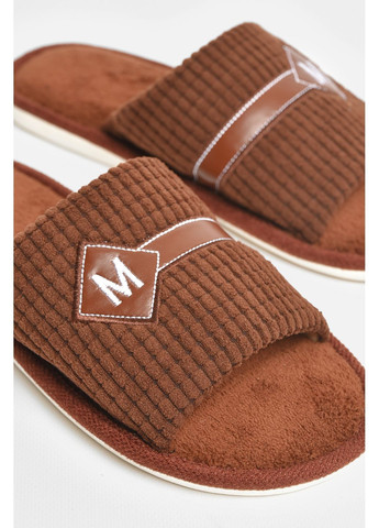 Капці кімнатні чоловічі коричневого кольору Let's Shop (362460769)