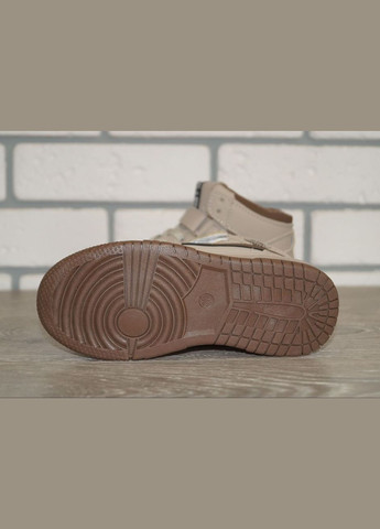 Светло-коричневые повседневные, кэжуал осенние хайтопы демисезонные детские / ботинки демисезонные детские светло-коричневые BBT